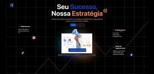 Imagem do site New Win Digital